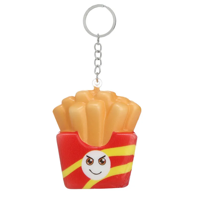 2021 Новый Стиль Squishies Kawaii С мультяшным изображением картофеля фри чипы медленно