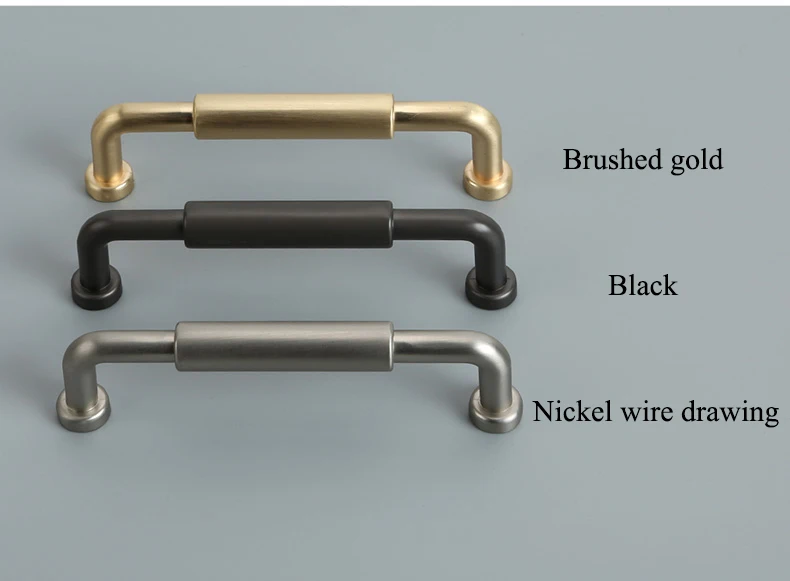 3 цвета/скандинавский стиль цинковый сплав ручка и ручка современного шкафа Ручка для шкафа Минималистичная ручка для ящика длинная Мебельная ручка