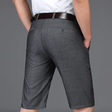 Летние Для мужчин Шорты для женщин брендовая одежда тонкий Для мужчин костюм Шорты для женщин по колено Бизнес Для мужчин Рубашки домашние masculino регулярные Мотобрюки человек