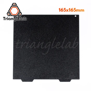 

Trianglelab 165 x 165 Double Sided Textured PEI Spring Steel Sheet Powder Coated PEI Build Plate For Creality Ender etc.