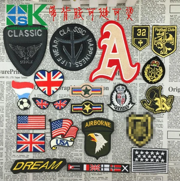 2016 Fashion new products Iron On Cloth Cartoon Felt Patch Delicate Beauty Embroidery Epaulet Shoulder Mark Badge ON DIY Ac | Дом и сад