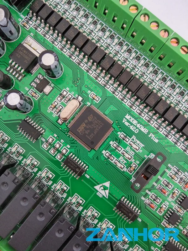 PLC programmable logic controller module motor machine control single board 24 input 16 relay output 4AD 2DA 0~10v online