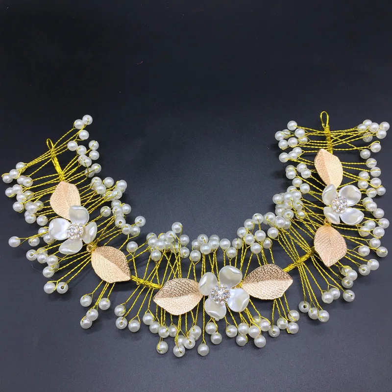 bridal-handmade-pearl-Hair-ornaments-gold-floral-leaves-lady-girls-wedding-party-accessories-women-headress-RE621