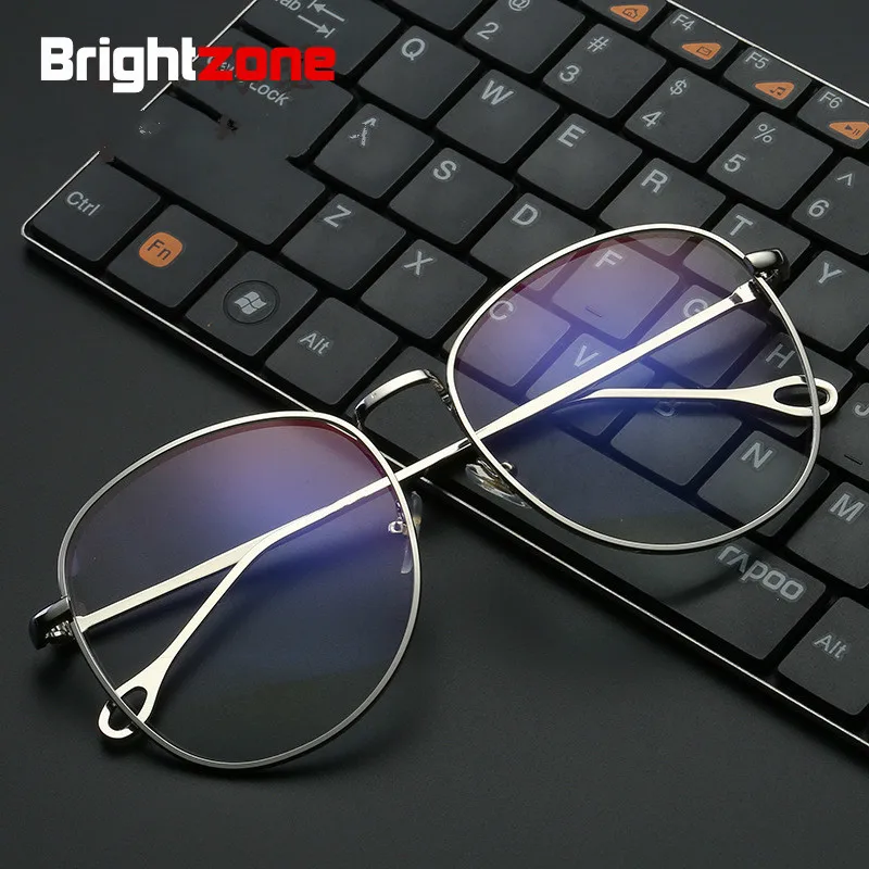 

Brightzone Anti Blue Light Computer Men Fake Vintage Tag Glasses Retro Optical For Reading Women Spectacle Frame Eyeglasses Rims