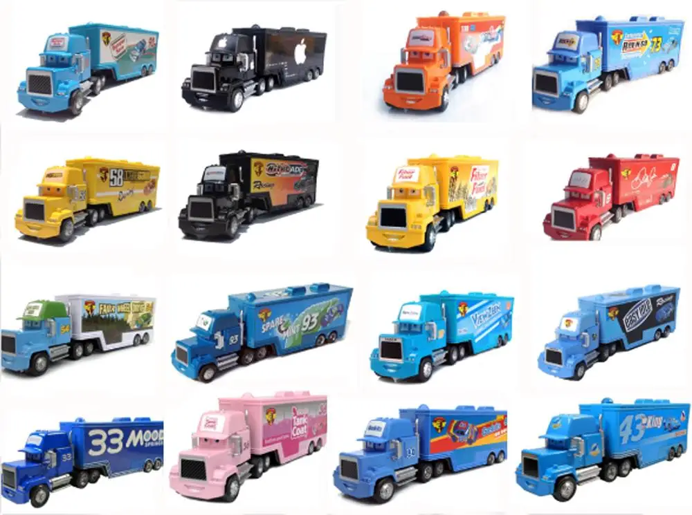 New Pixar Cars 2 Toys Truck Hauler Diecast Metal Toys For Children Gift