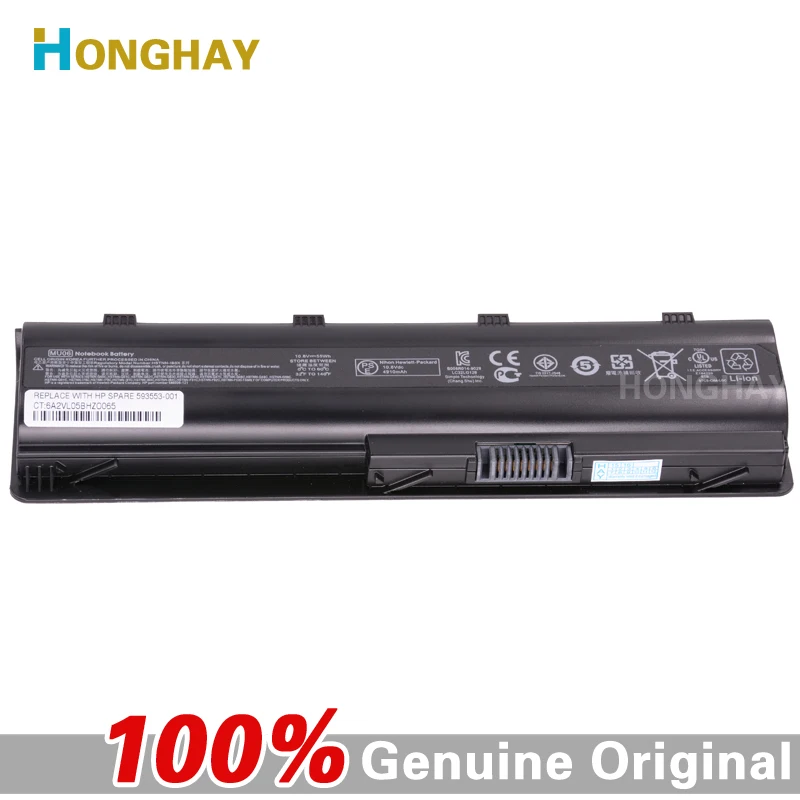 HONGHAY 55WH MU06 Laptop Battery for HP Pavilion G4 G6 G7 G32 G42 G56 G62 G72