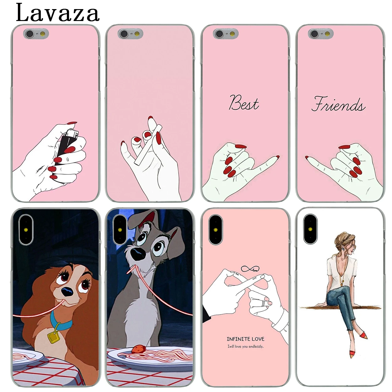 Жесткий чехол для телефона с надписью Best Friend Girlfriend Boyfriend iPhone XR X XS 11 Pro Max 10 7 8 6 6S 5 SE 4