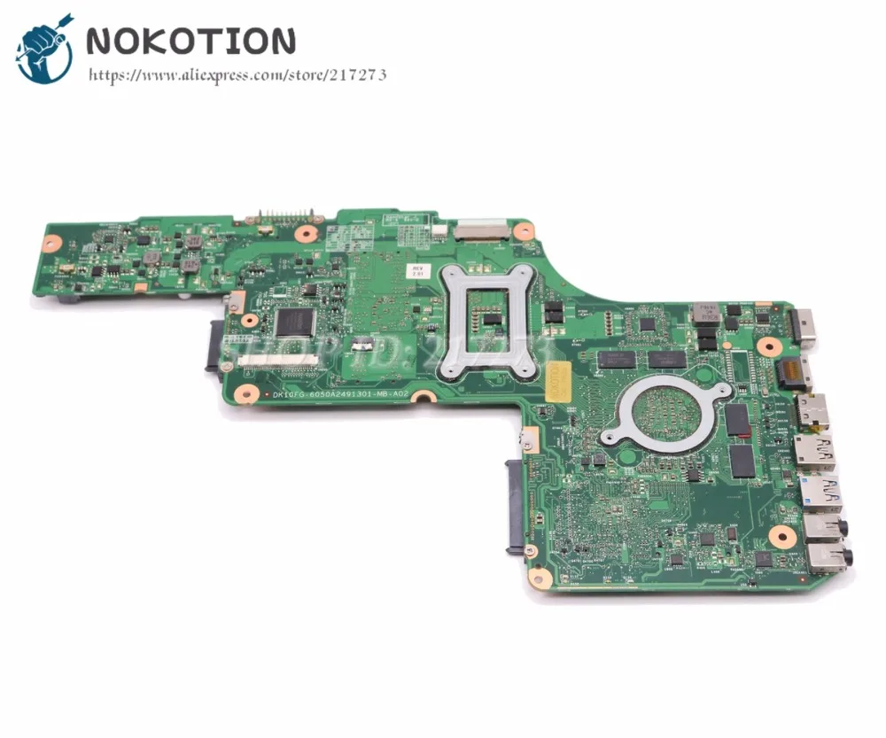 Материнская плата NOKOTION для ноутбука Toshiba Satellite S855 C855 L855 HM76 DDR3 HD7670M