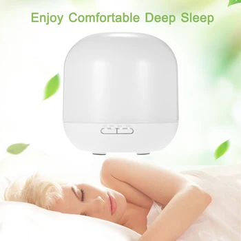 

Homgeek 300ml Essential Oil Diffuser Ultrasonic Air Humidifier Office Mist Maker with 7 LED Color Lights for Home
