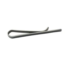 Модный серебряный простой галстук, булавка для галстука, 100 шт., индивидуальный зажим для галстука, модные ювелирные изделия, изысканные, на заказ, бесплатно с вашим текстом