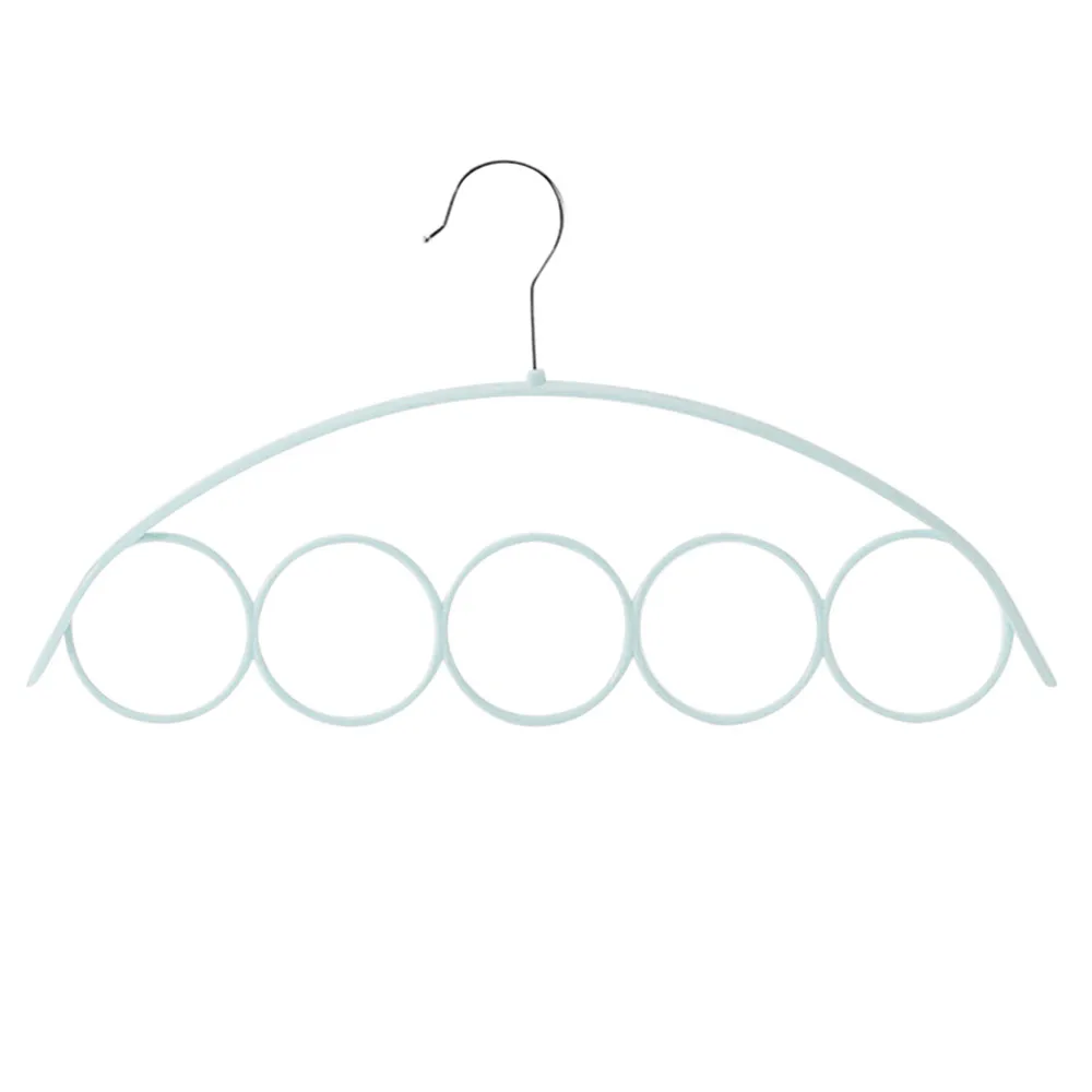 

Shawl Scarf Hanger Belt Tie 5 Ring Rack Organizer Holder Hook Display Hanger Clothes Drying Rack Colgar Ropa Clothes Stan #w2