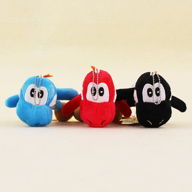 Japan Anime Super Mario Plush Pendant 12cm Mini Mario Bros Luigi Yoshi Cartoon Game Keychain Toys Action Figures Toys
