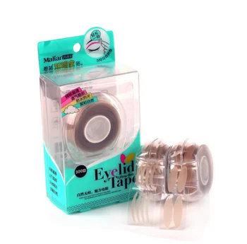 

by dhl or ems 100pcs Makeup Clear Beige Eyelid Stripe Big Eye Invisible Double Fold Eyelid Shadow Sticker Double Eyelid Tape
