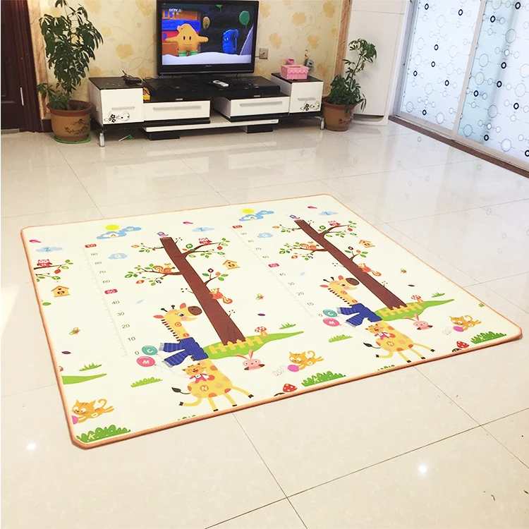 HTB1t4tka7H0gK0jSZPiq6yvapXaR Infant Shining Baby Play Mat Thickening Eco-friendly Children Playmat EPE 200*180*1.5CM Cartoon Non-slip Carpet Living Room Mat