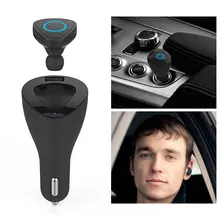 NEW szKosTon Bluetooth Business Earphone Led Display with Car Charger Bluetooth Headset with Car USB Phone Charger 2 in 1