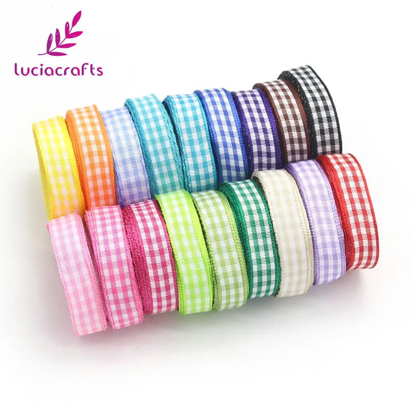 5Y Printed Grosgrain Ribbon Hair Bow 25MM DIY Sewing Craft Multi-color optional