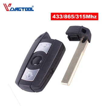 

100% Smart Key For BMW 5-Series remote control key 315MHz 433MHZ 868MHZ for bmw key card free shipping