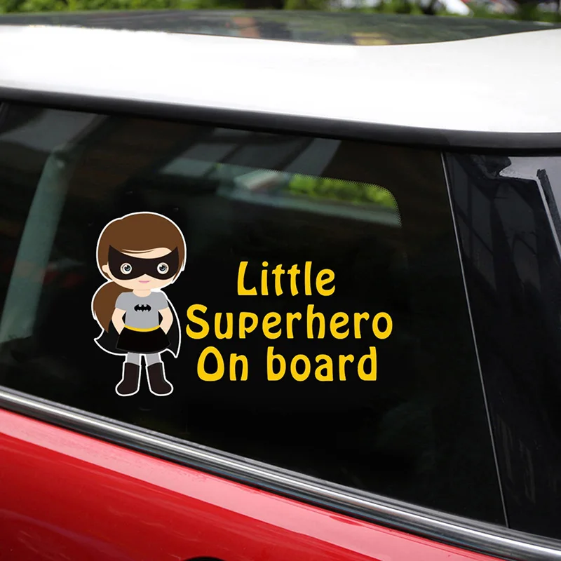Светоотражающие наклейки для детей с супергероями на доске, наклейки для автомобиля и наклейки для автомобиля, виниловые наклейки на окна для автомобиля, наклейки на стену