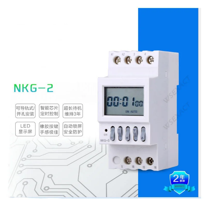 

Can Set Up Second Time Control Switch Motor Start-up Control Time Control Range 1 Second -1 Week NKG-2