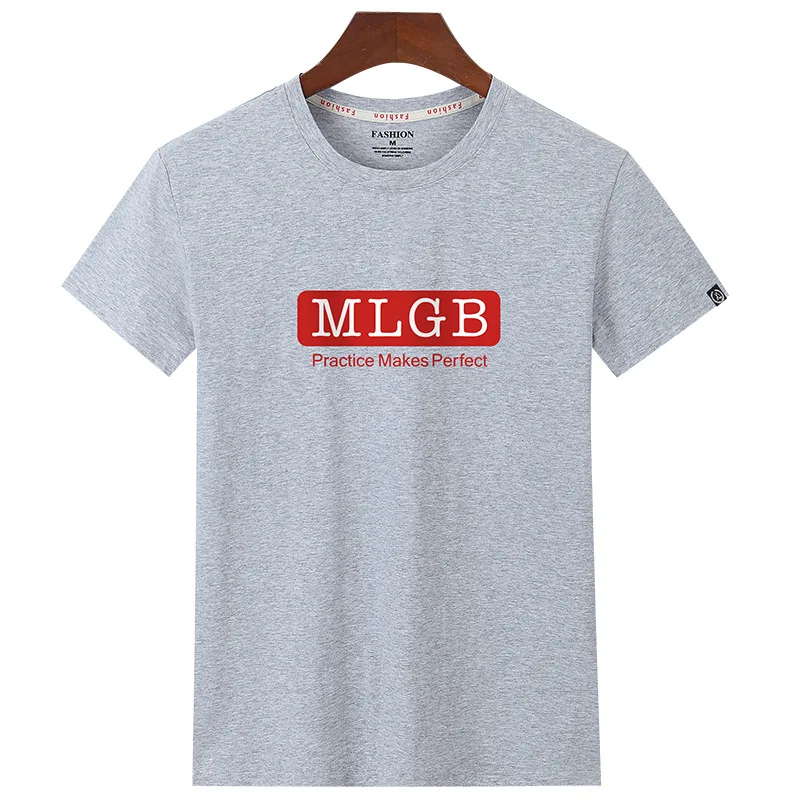 2019 Новая мода MLGB Футболка мужская хлопковая с коротким рукавом Повседневная мужская футболка с надписью о чудесах Мужская футболка t-shirt