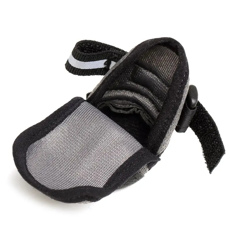 Маленькая собака летняя легкая обувь с мягкой подошвой Pet Лето дышащая обувь для Breakaway бодрствования с светоотражающие полосы