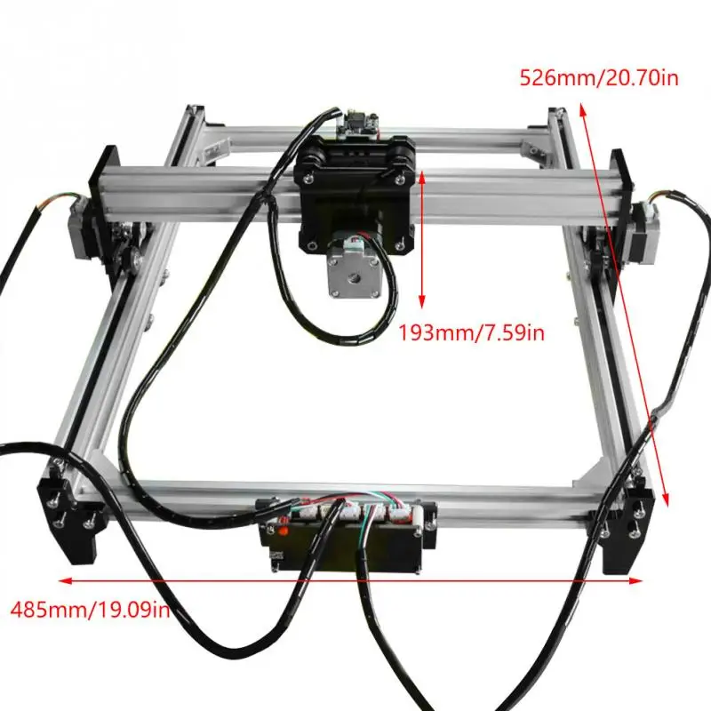 

110-240V Laser Engraver Printer CN Plug Laser Engraving Machine Kits Desktop DIY Laser Machine Printer Kit Set CNC Printer