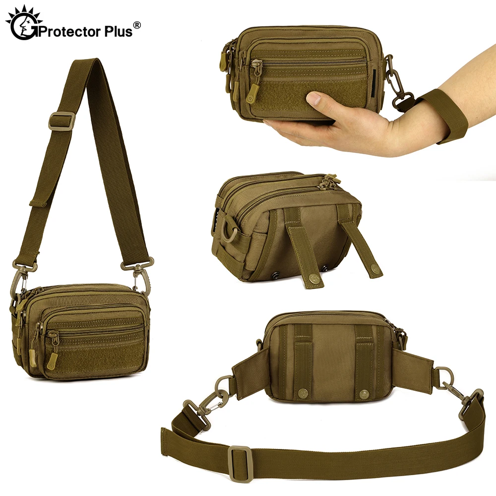  PROTECTOR PLUS Multipurpose Handbag Men Tactical Molle Messenger Bag Waterproof Military Camo Climb - 32889010045
