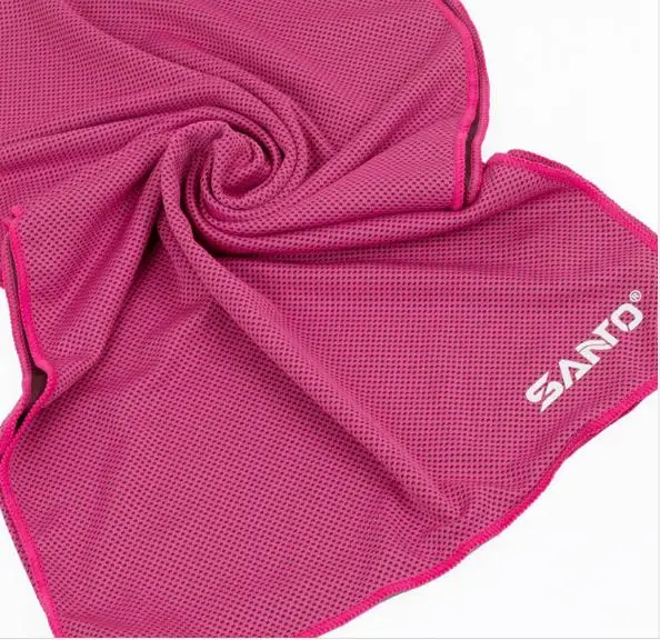 Наружное спортивное полотенце Санто 100x30 см полимид супер охлаждающее спортивное полотенце для мужчин и женщин быстросохнущее полотенце для бега - Цвет: Rose