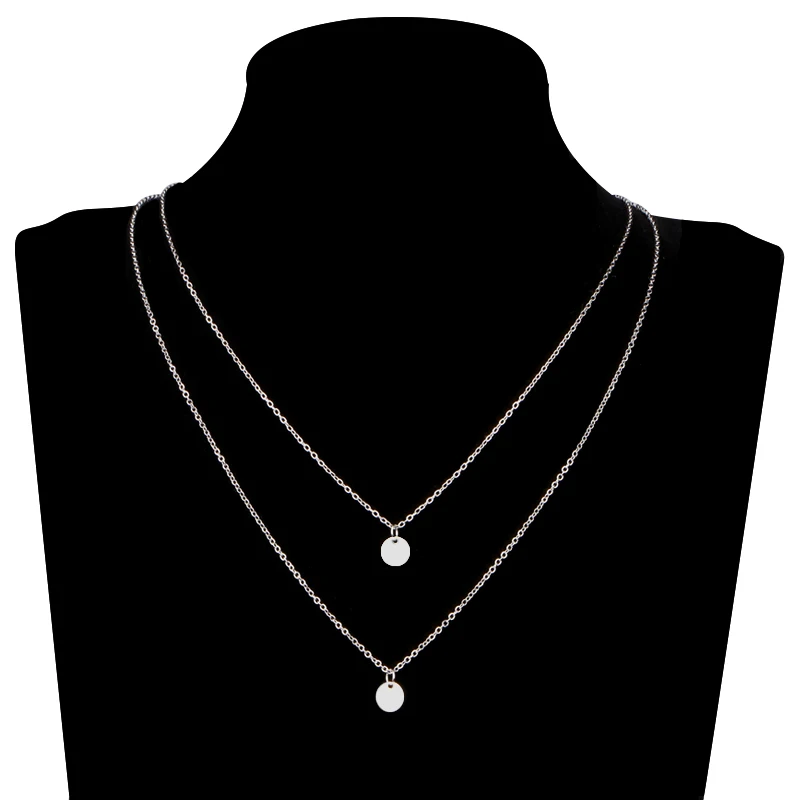 Wholesale Fashion Stainless Steel Jewelry Pendant LOVE Letters Gold Plated Long Chain Necklace For Women Wedding Gift (3)
