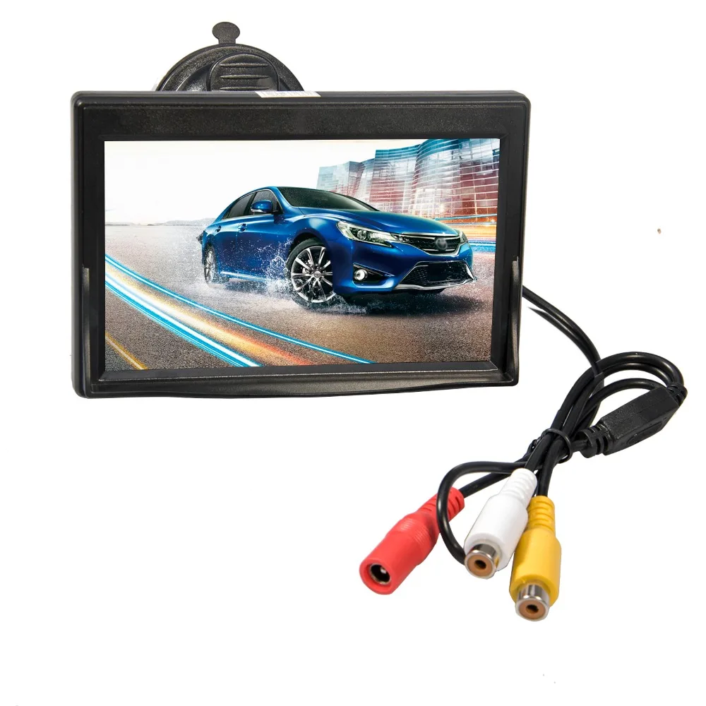 Kebidumei 5 &quotВысокое разрешение HD TFT LCD Автомобильное зеркало заднего вида монитор