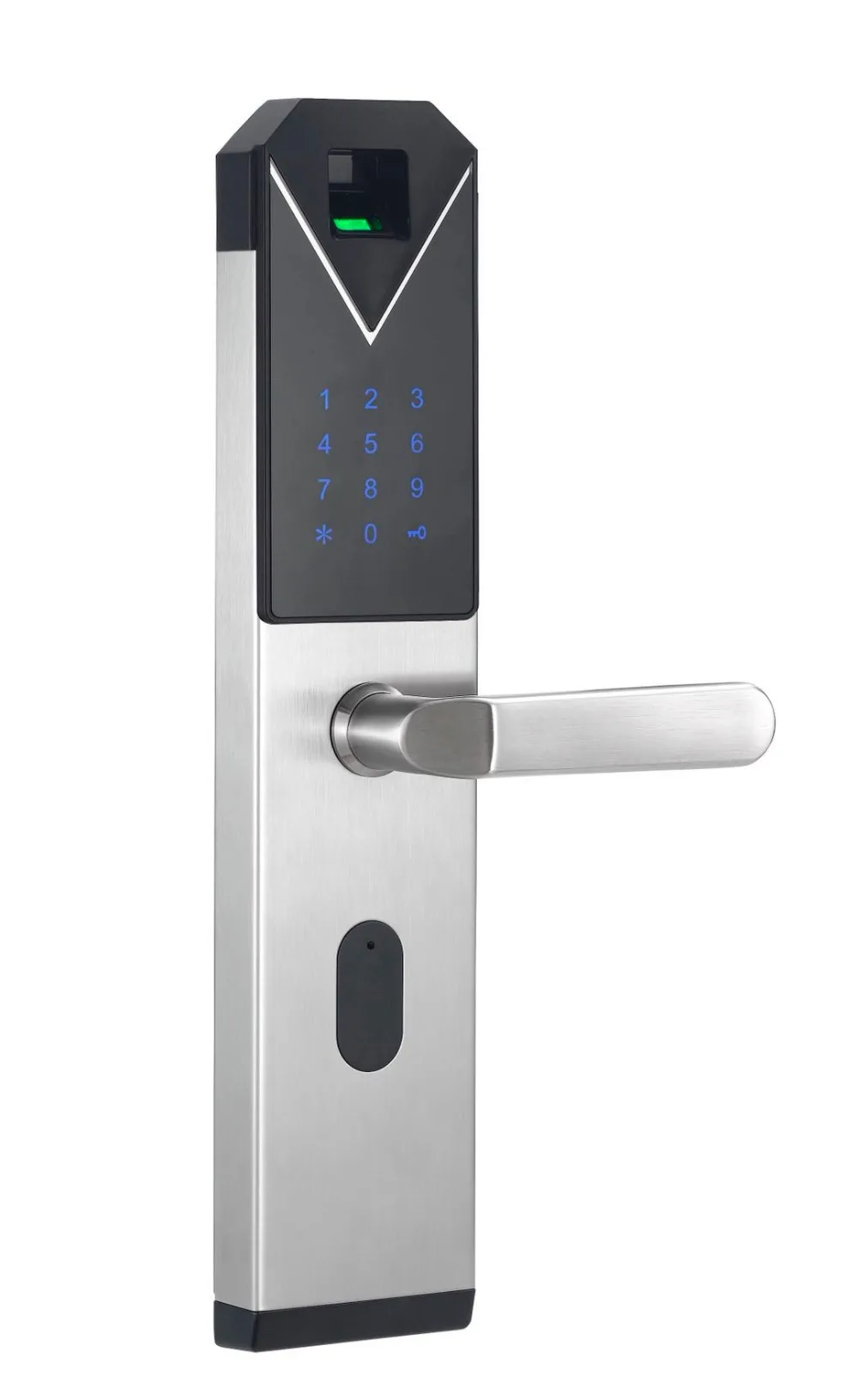 Электронный умный дверной замок отпечатков пальцев + 4 карты + 2 механические ключи без ключа кодовый замок умный вход Офис Дом