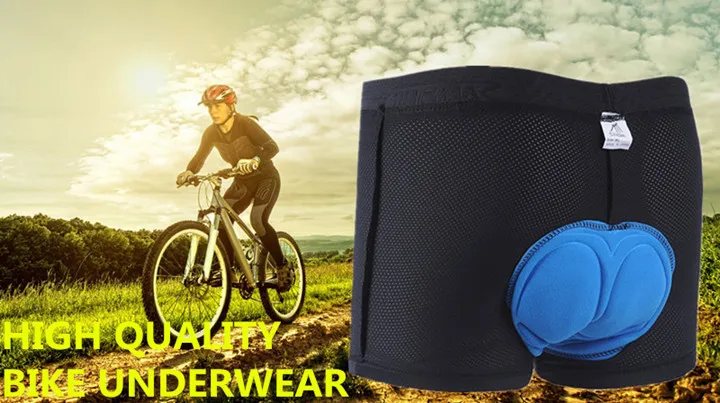 Saenshing calções de ciclismo bicicleta roupa interior