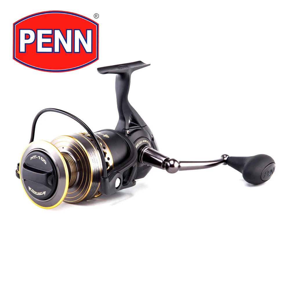 PENN BATTLEII FD 5000/4000/3000 Стабильный металлический корпус 8 + 1BB спиннинговая Рыболовная