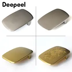 Deepeel 1 шт. ID39mm высококачественная нержавеющая сталь, латунь мужские пряжки для ремня для 37-38 мм ремень для украшения джинсов Кожа ремесло