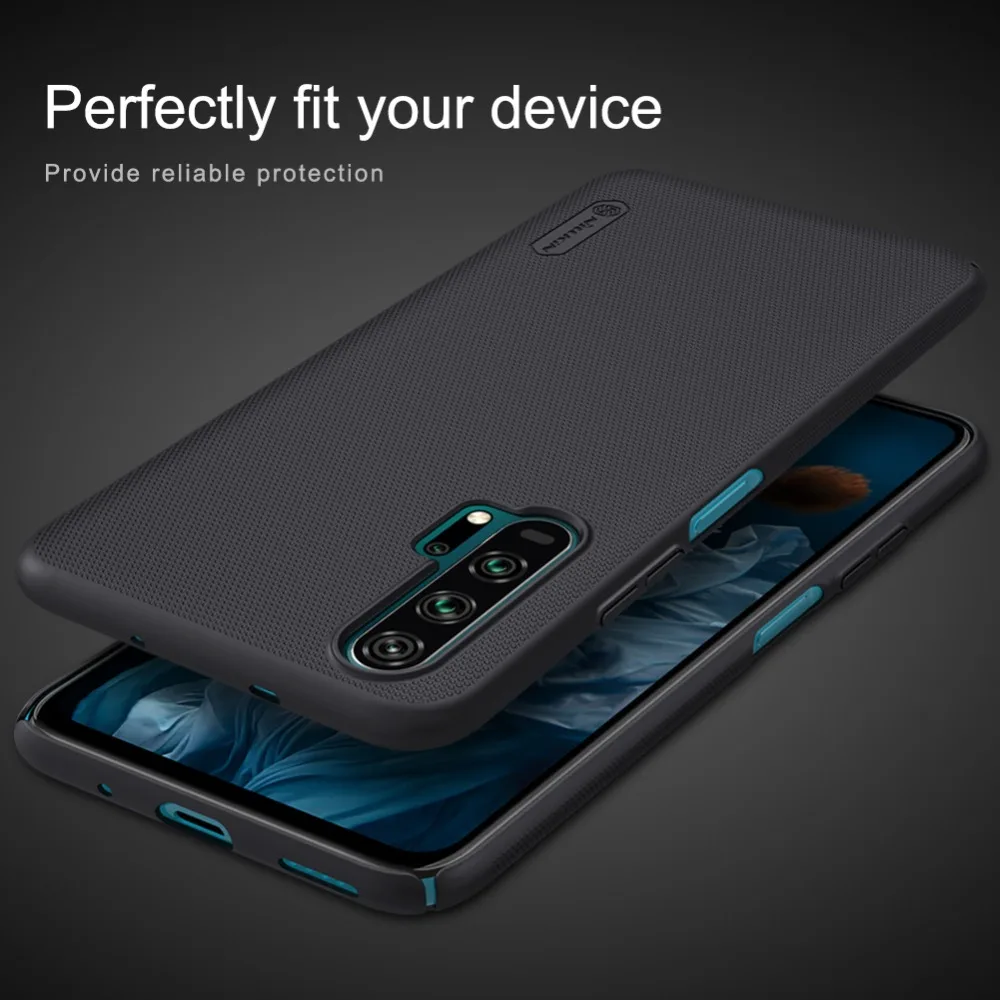 For Huawei Nova 5T Case NILLKIN Frosted Shield matte anti slip back cover case For huawei Honor 20s honor 20 Pro huawei pu case