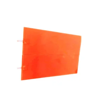 

200*400*1.5mm silicone heat bed for 3d printer 230v 267w adhesive 1 side 100k thermistor 1000mm lead out from middle of short