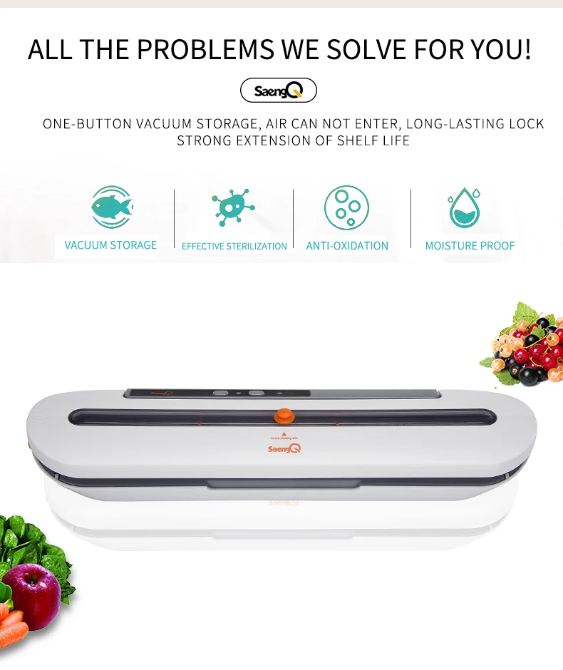 Best Food Vacuum Sealer Machine | Vacuum Sealing Machine | Film Container Food Sealer | Food Saver Bag Sealer | Household Food Vacuum Sealer | Kitchen Equipment |