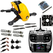 Xiangtat защитной крышкой Robocat 270 мм 4 оси, карбон волоконный квадроцикл рамка NAZE32 10DOF 2204 2300kv двигатель 12A элементы ESC RC01