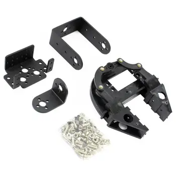 

F17310 1Set Robot Clamp Gripper Bracket Servo Mount Mechanical Claw Arm Kit for MG995 MG996 SG5010 Newest Version