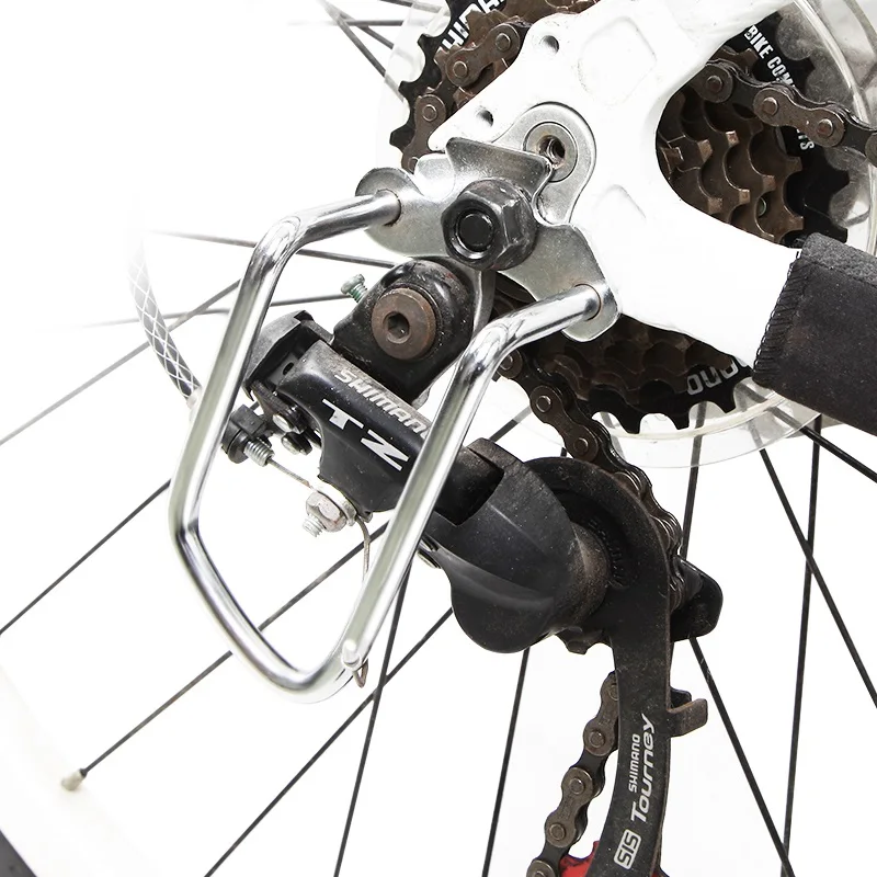 FMFXTR задний переключатель защитный кронштейн задний переключатель защитное устройство черный/серебристый MTB горный велосипед практичные аксессуары