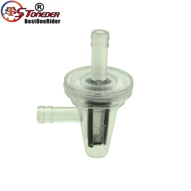 STONEDER 5x 90 Degree 1/4″ In-Line Fuel Filter For Honda Yamaha Suzuki MTD Kohler Briggs Stratton Kawasaki Mower Tractor ATV UTV