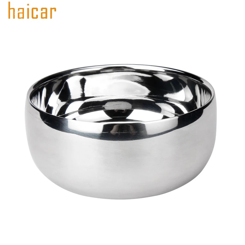 HAICAR Love Beauty Женская модная двухслойная кружка для бритья из нержавеющей стали
