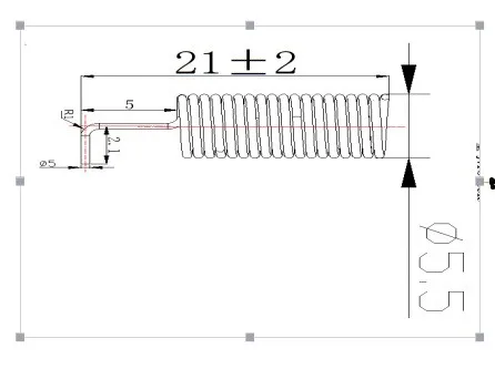 new coil antenna size
