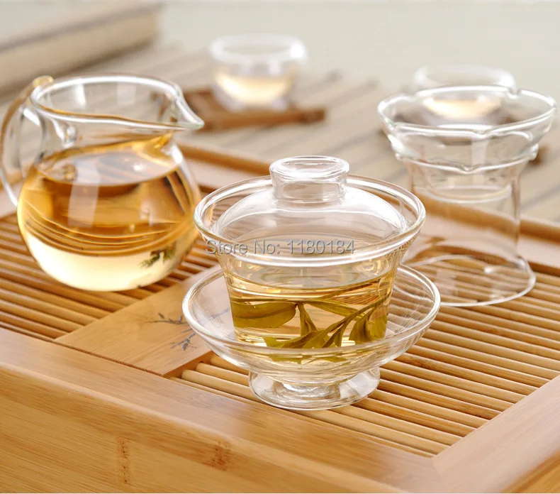 1 Набор термостойкая кофейная чайная чашка утолщенная кунг-фу антикварная Sancai Gaiwan, чайная чашка JN 1025