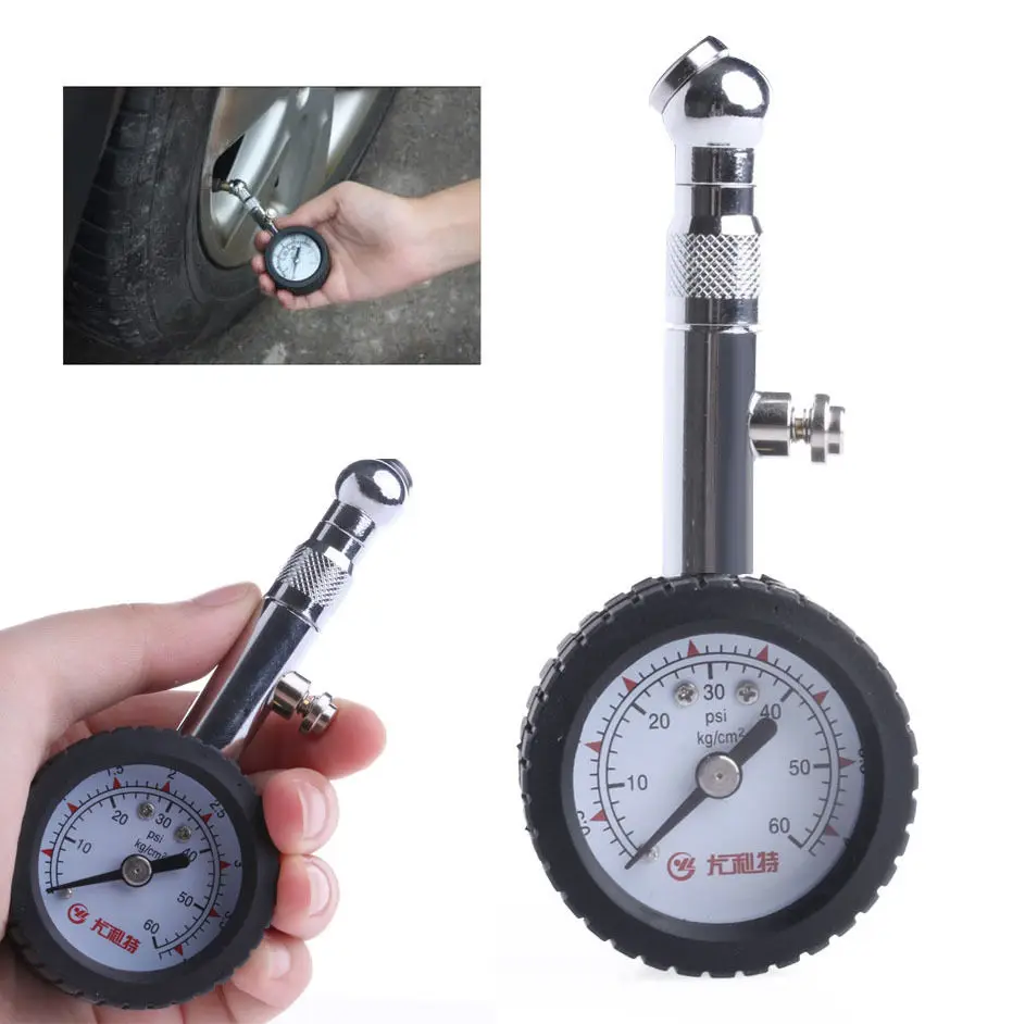 OOTDTY автомобильный Автомобильный шиномонтажный Манометр 0-60 psi Dial Meter