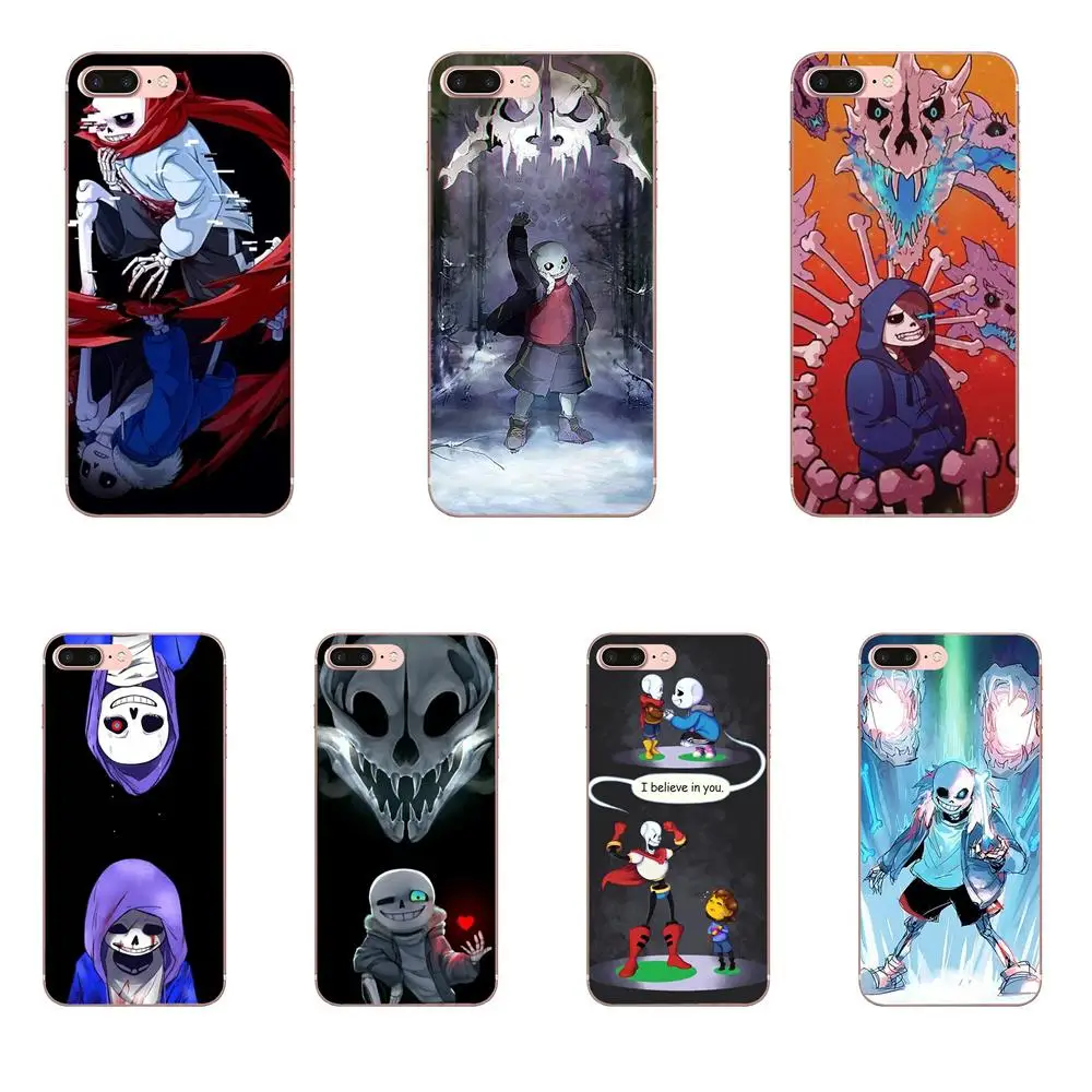 

For Galaxy Alpha Core Note 2 3 4 S2 A10 A20 A20E A30 A40 A50 A60 A70 M10 M20 M30 Soft Cute Case Undertale Sans
