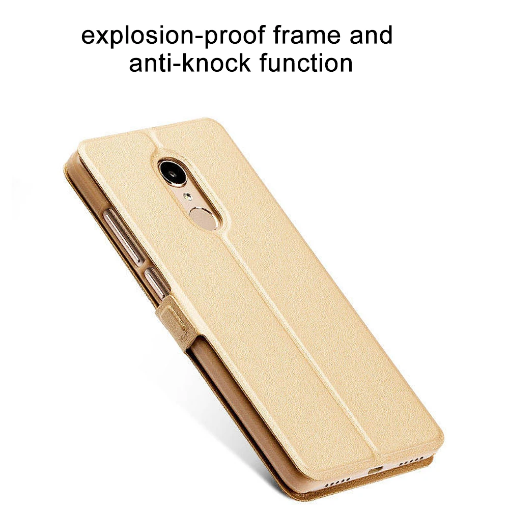 OLLIVAN For Xiaomi Redmi 6 Pro Case Cover For Xiaomi Redmi 6A Leather Flip Case View Window Book Cover For Xiaomi Redmi 6 Stand  (2)