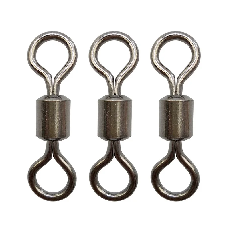 Buy 50pcs Rolling Fishing Swivel With Solid Ring Heavy
