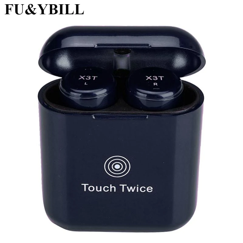 

FU&Ybill New X3T Touch Control True Wireless Bluetooth Earbuds Earphone Mini Sport Earphones with Charging Case for Smart Phones