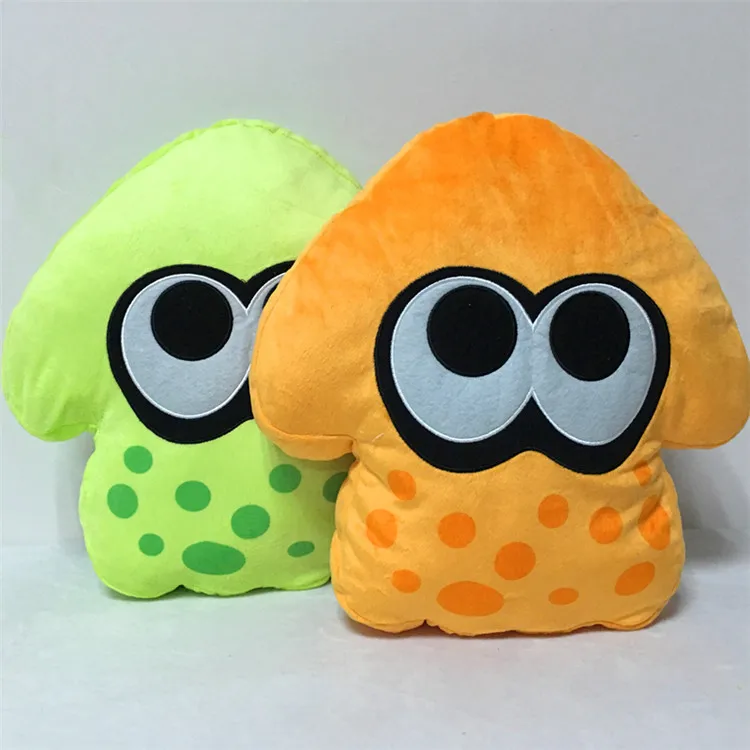1PCS 35CM Splatoon Squid Soft Stuffed Plush Emoji Pillows Toysin